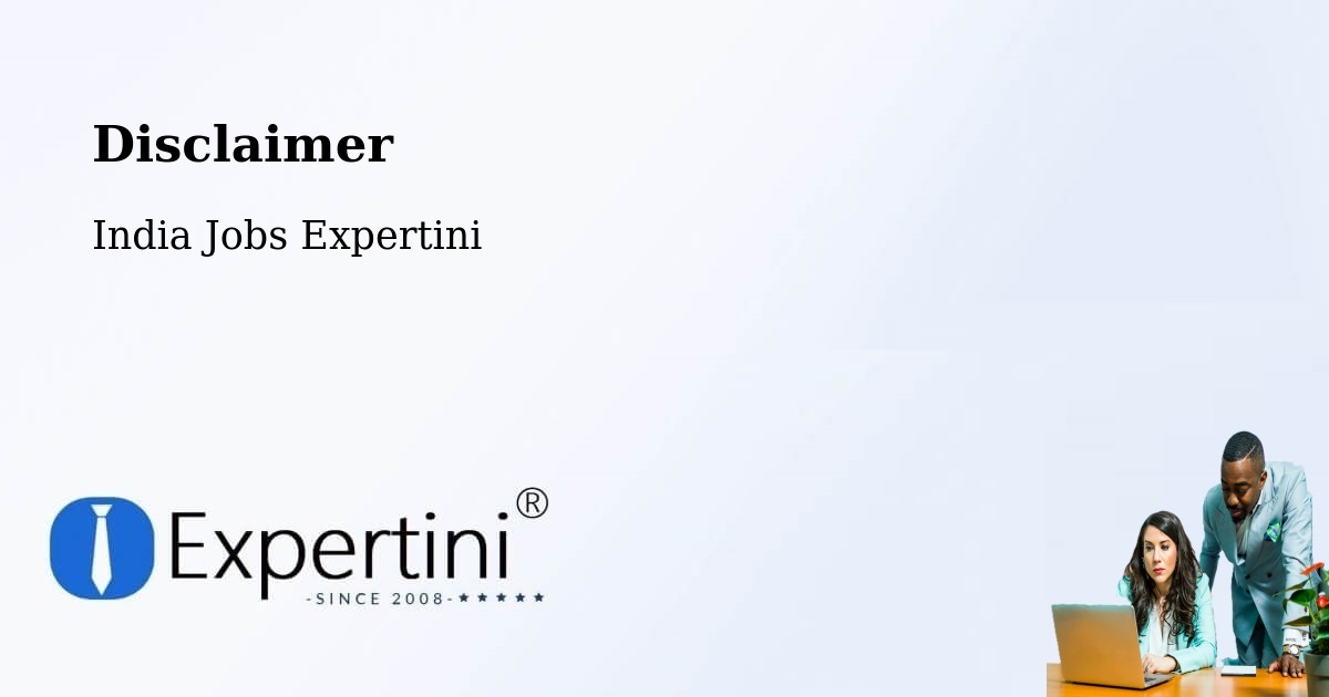 Disclaimer – Agra - India Jobs Expertini